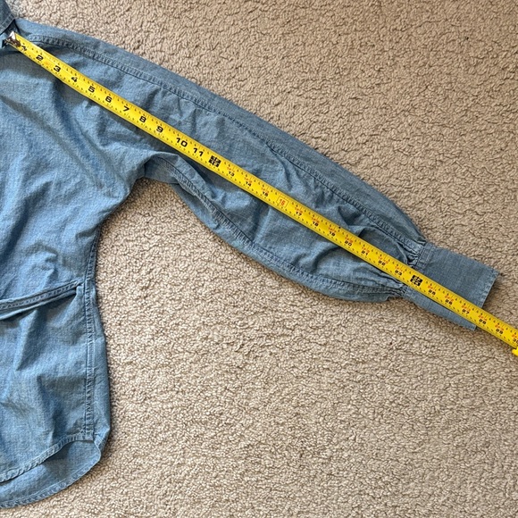 Ralph Lauren Button-Up Shirt with Tie on Front - Picture 7 of 7